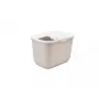 Top-entry litter box Savic Hop In, plastic, beige/white, 585×390×395 mm