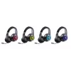 Headset DEFENDER FreeMotion B400 — wired & wireless, USB-C, AUX, closed supraaural headphones, 20–20000 Hz, 118 dB, LED backlight, black