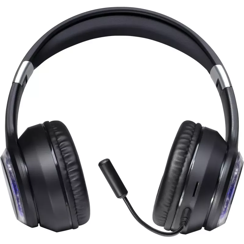 Headset DEFENDER FreeMotion B400 — wired & wireless, USB-C, AUX, closed supraaural headphones, 20–20000 Hz, 118 dB, LED backlight, black