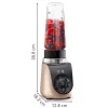Tabletop blender Tefal Blend Up BL190AF0 — 0.85 L bowl, 1000 W, 6-blade Powelix, pulse, ice-crush (Transparent/Black/Beige)