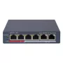 Network switch Hikvision DS-3E1106P-EI — 6-port PoE Ethernet switch, unmanaged, 10/100 Mbps