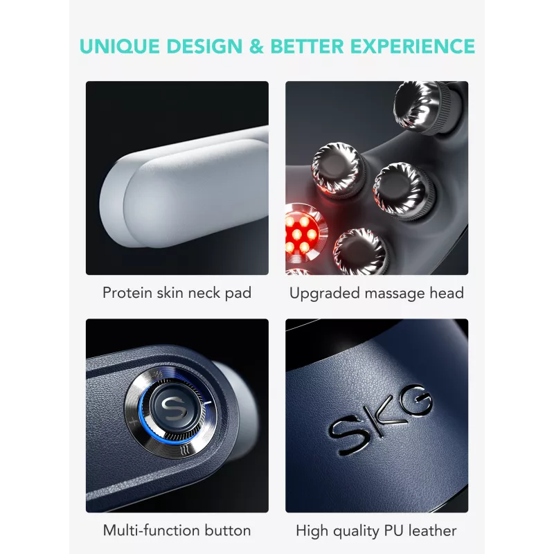Massage Device SKG G7-Pro-Fold Blue Combo Compression Kneading Vibration