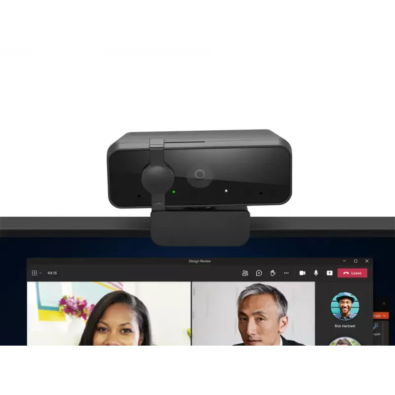 Webcam Lenovo 310 Full HD 1920×1080 30 fps USB 2.0 Clip Black