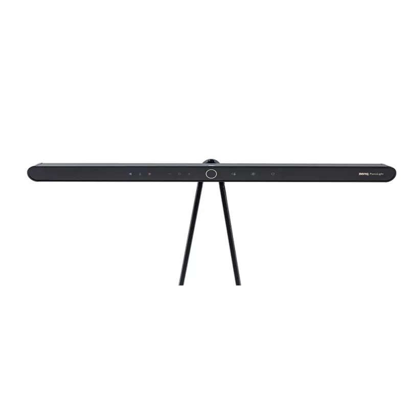 Monitor light BenQ PianoLight R Black — 1070 lm, USB-powered, 120×367×628 mm
