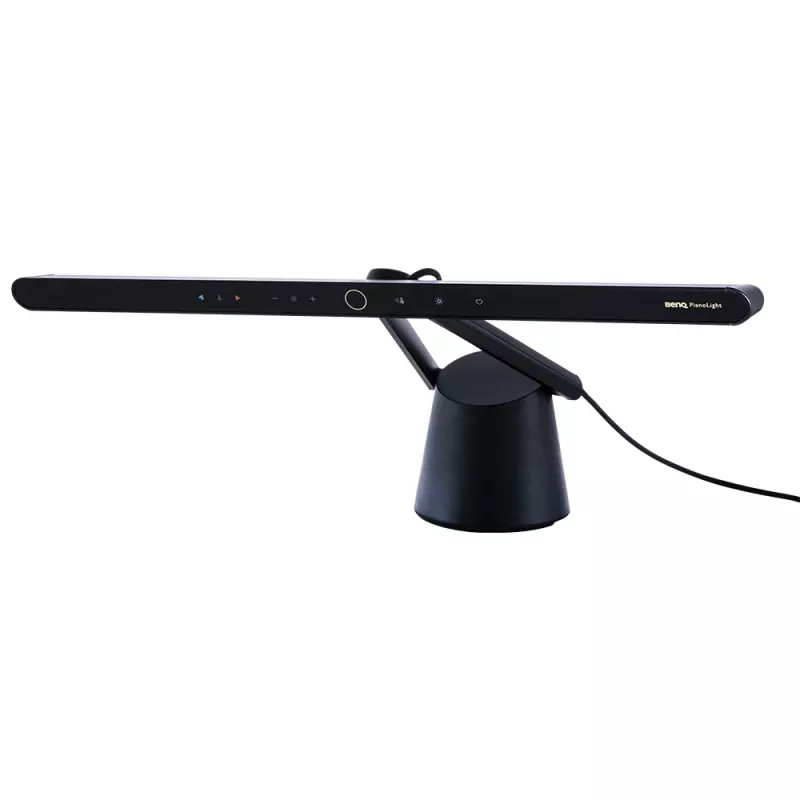 Monitor light BenQ PianoLight R Black — 1070 lm, USB-powered, 120×367×628 mm