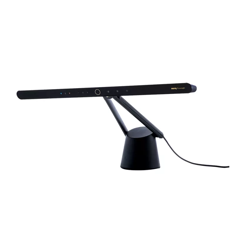 Monitor light BenQ PianoLight R Black — 1070 lm, USB-powered, 120×367×628 mm
