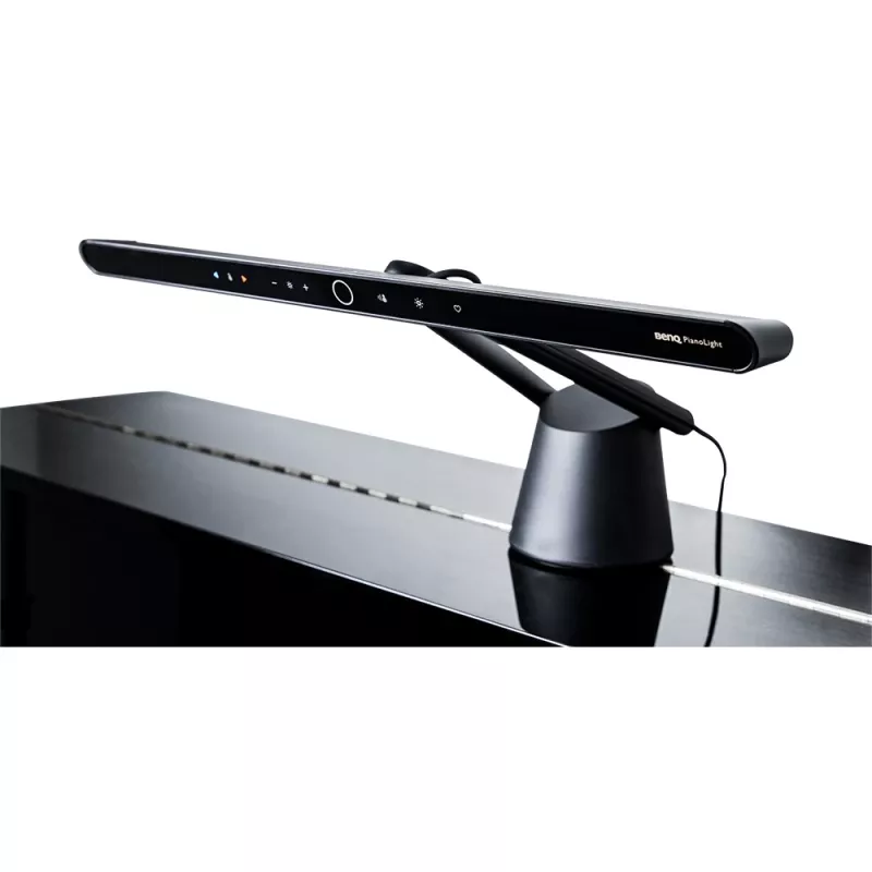 Monitor light BenQ PianoLight R Black — 1070 lm, USB-powered, 120×367×628 mm