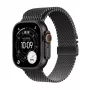 Smartwatch Apple Watch Ultra 3 GPS + Cellular 49mm Black Titanium Case with Black Titanium Milanese Loop Medium