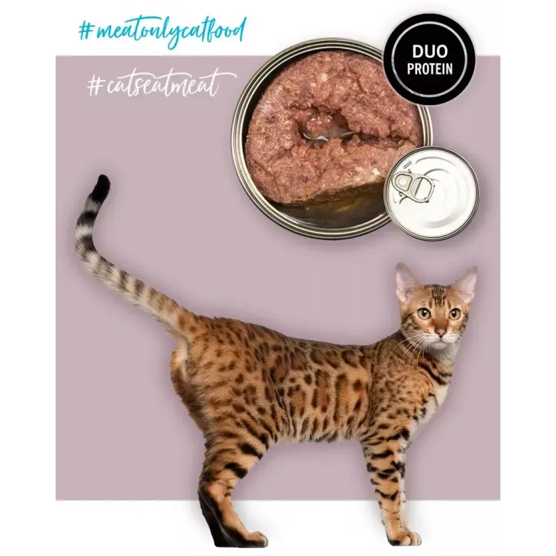 3coty Turkey with Goose Wet Cat Food for Adult Cats, 80 g