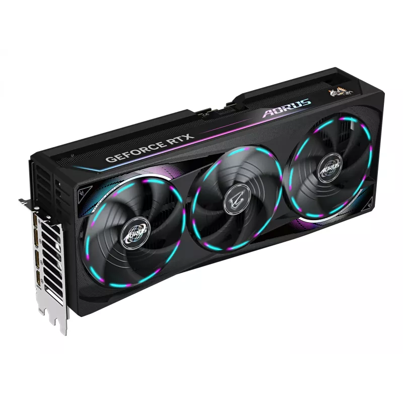 GIGABYTE AORUS GeForce RTX 5090 MASTER 32G Graphics Card - 32GB GDDR7, 512bit, PCI-E 5.0, 2655MHz Core Clock, 3 x DP 2.1a, 1 x HDMI 2.1b, GV-N5090AORUS M-32GD