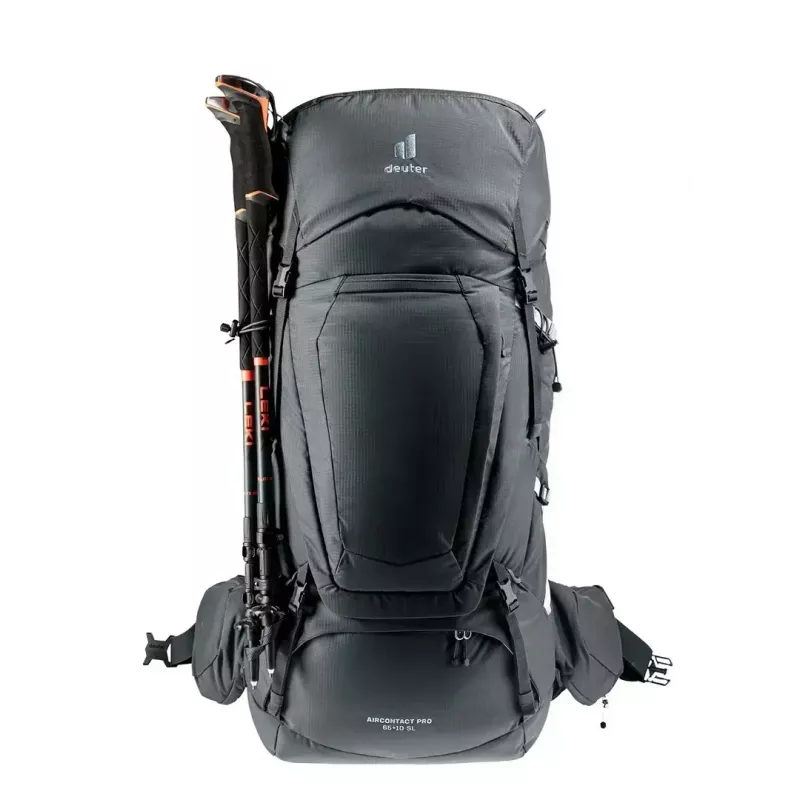 Hiking backpack DEUTER Aircontact Pro 65+10 SL Women's Graphite, 65+10 L capacity