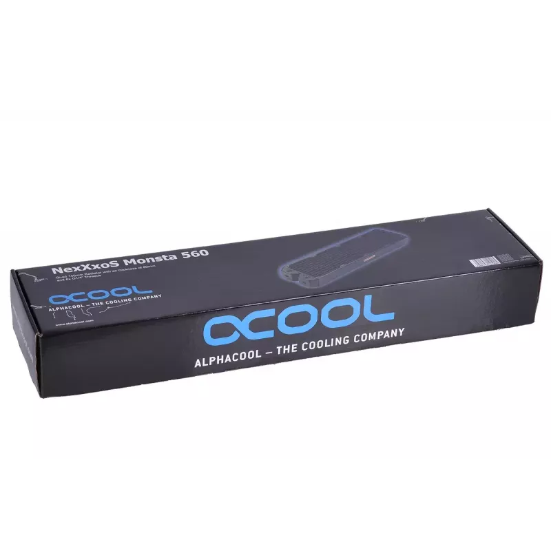 Heatsink Alphacool 14192 Steel Black 144mm x 607mm x 86mm