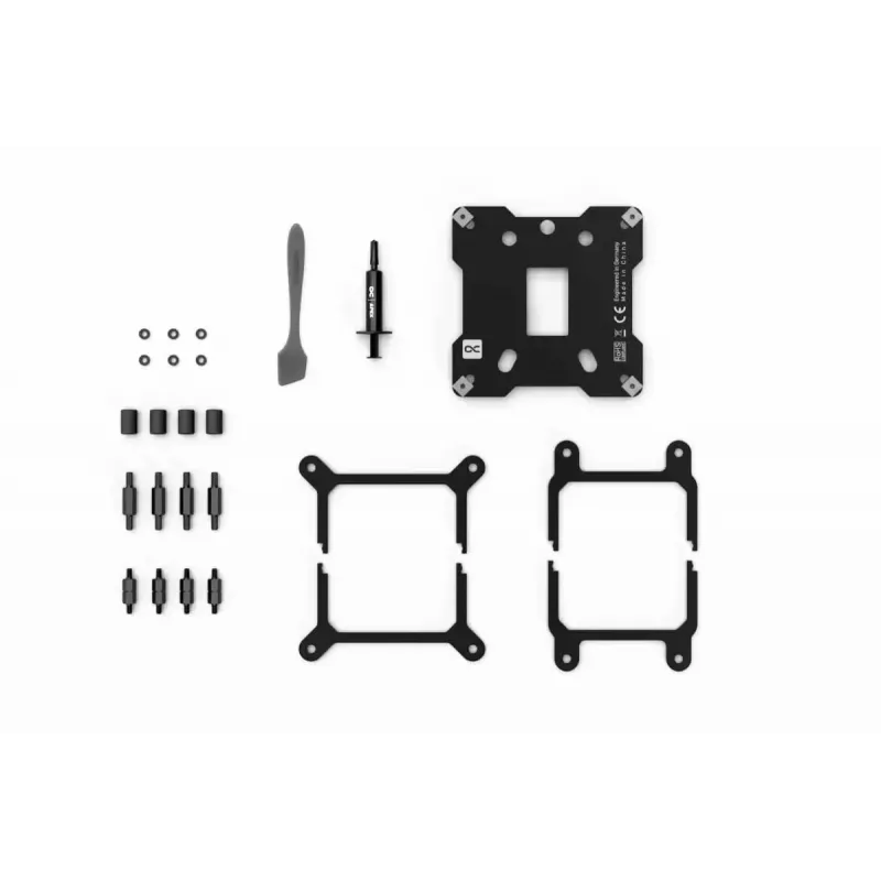 Water block Alphacool Core 1 Aurora Brass Copper Nickel Transparent White 72mm