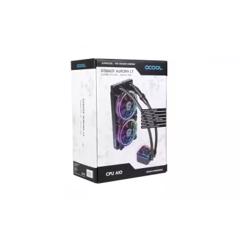 All-in-one liquid cooler Alphacool Eisbaer Aurora LT240 12 cm Black