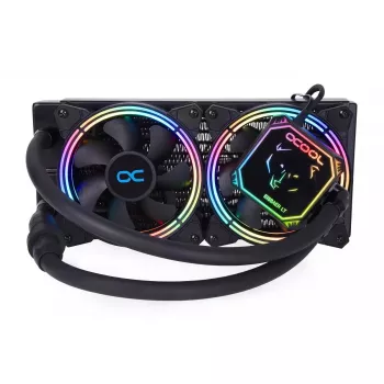 All-in-one liquid cooler Alphacool Eisbaer Aurora LT240 12 cm Black