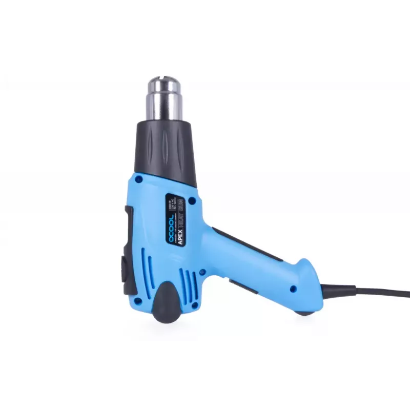Hot air gun Alphacool 10178 650 °C 2000 W Black Blue