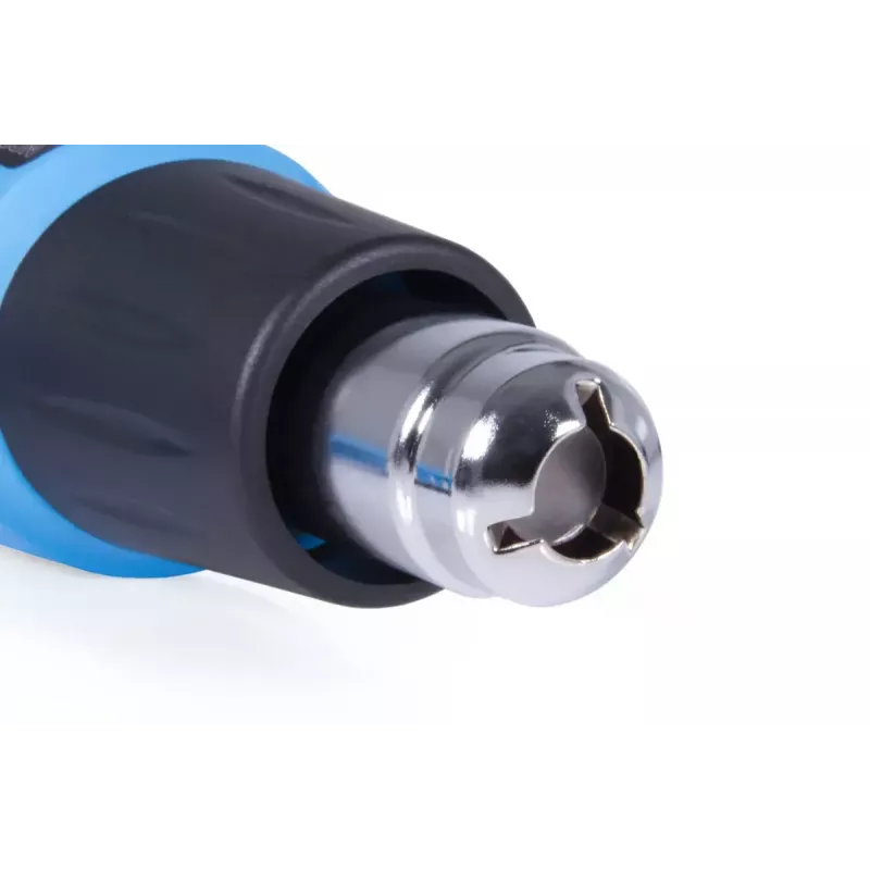 Hot air gun Alphacool 10178 650 °C 2000 W Black Blue