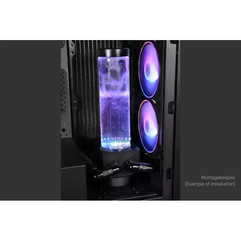 Reservoir Alphacool 15394 Acrylic Black Transparent 7.65 cm 25.1 cm