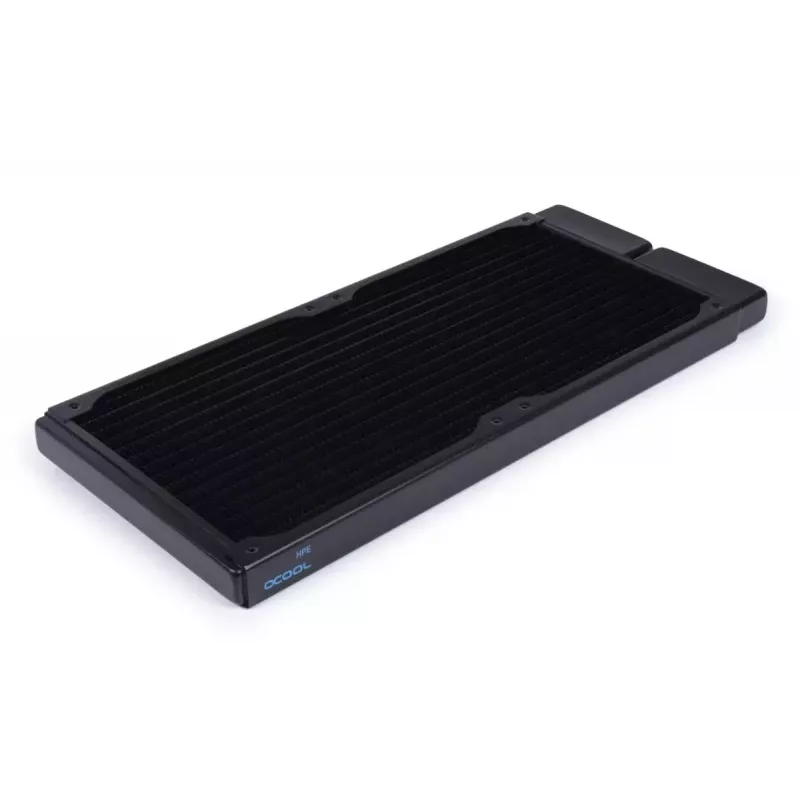 Radiator Alphacool 14444 Brass Copper Stainless Steel Black 140mm 311mm 20mm
