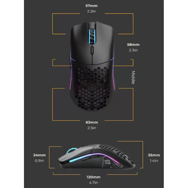 Glorious Gaming Glorious Model O Minus Wireless - Matte Black