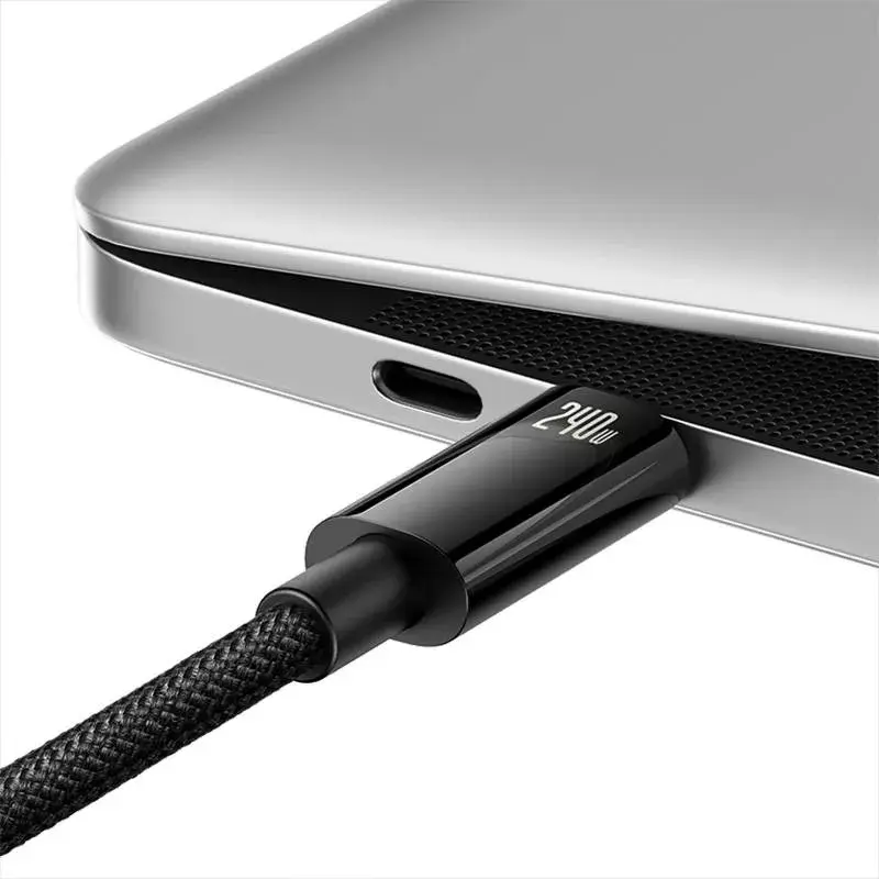USB-C to USB-C cable Baseus Tungsten Gold 240W 3m