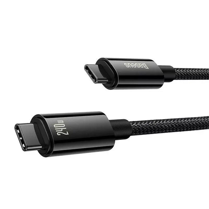 USB-C to USB-C cable Baseus Tungsten Gold 240W 3m