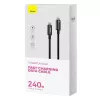 USB-C to USB-C cable Baseus Tungsten Gold 240W 3m