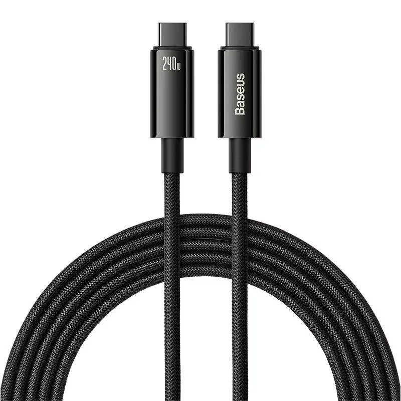 USB-C to USB-C cable Baseus Tungsten Gold 240W 3m
