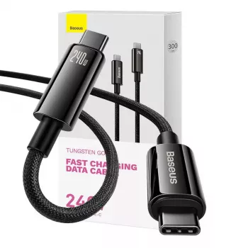 USB-C to USB-C cable Baseus Tungsten Gold 240W 3m