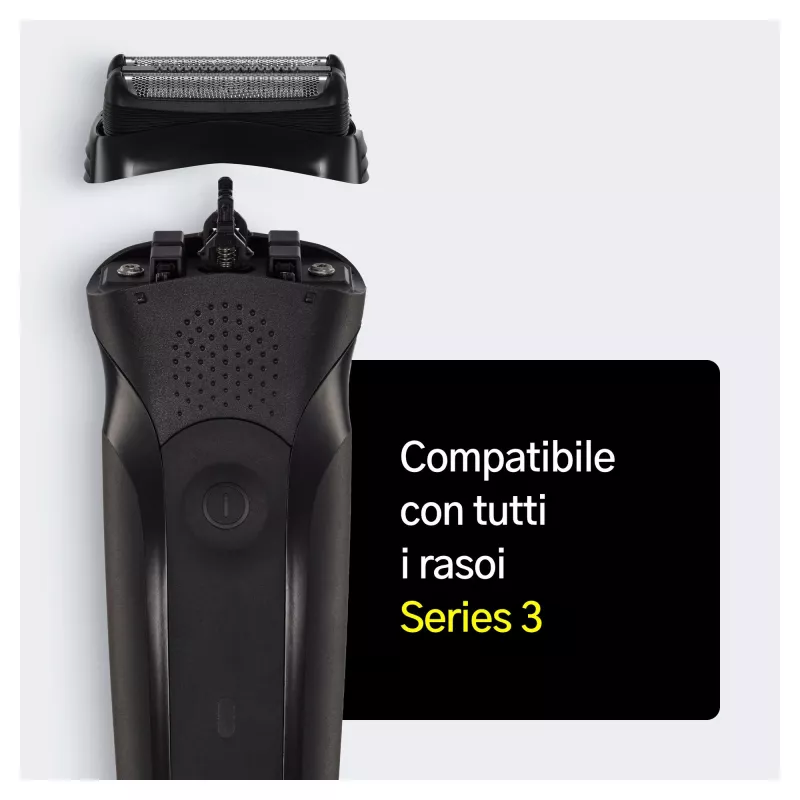 Braun Series 3 21B Electric Shaver Head Replacement Cassette – Black