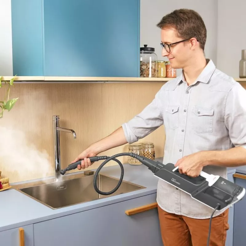 Polti Vaporetto SV610_Style Steam mop 0.5 L 1500 W Grey, White