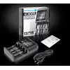 Battery charger everActive UC-4000 for AA/AAA household batteries, 4-slot, 100–240V, black