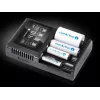 Battery charger everActive UC-4000 for AA/AAA household batteries, 4-slot, 100–240V, black