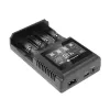 Battery charger everActive UC-4000 for AA/AAA household batteries, 4-slot, 100–240V, black