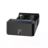 Battery charger XTAR SC2 Li-ion 18650 USB-C 2 slots, USB-C power, LED indicators, black