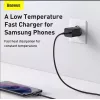 Indoor Charger Baseus TZCCSUP-L01, USB-C 1 port, 18W, 100–240V AC, 1 m cable, Black
