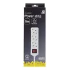 Microconnect GRU0035WS power extension 5 m 3 AC outlet(s) White
