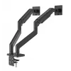 Manhattan TV & Monitor Mount Desk Full Motion Spring 2 screens 13-45 Black