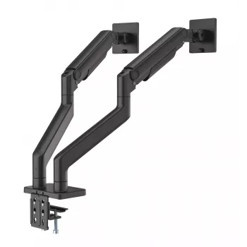 Manhattan TV & Monitor Mount Desk Full Motion Spring 2 screens 13-45 Black