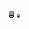 Manhattan USB-C to DisplayPort 1.4 Cable, 8K@60Hz, 3m, Male to Male, Not Bi-Directional, Black, Three Year Warranty