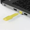 Port blocker Lindy RJ-45 Port Blockers Without Key Pack of 20 Yellow