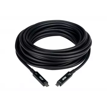USB-C AOC Cable ATEN UE3410F-AT, 10 m, USB-C to USB-C, 10 Gbit/s, Black