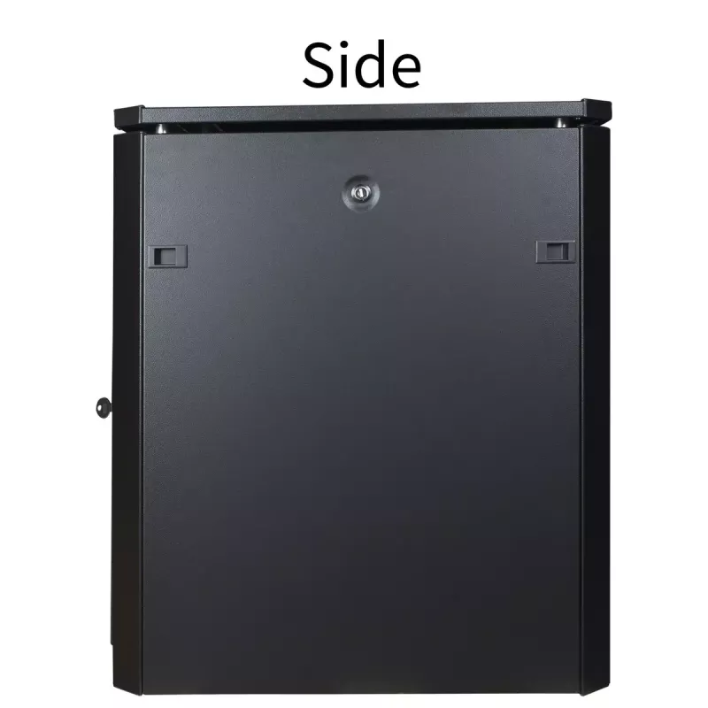 Lanview RDL12U66BL Freestanding 12U Rack Cabinet, 600x600mm, 600kg Load, IP40, Black