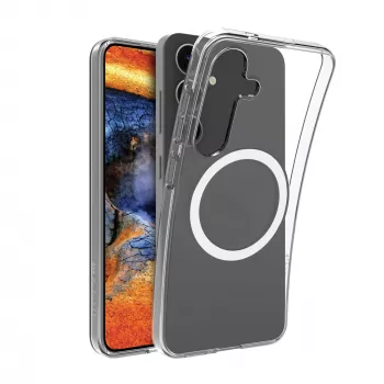 Mobile phone cover dbramante1928 Greenland Pro Qi2 for Samsung Galaxy S25+ — cover, transparent, fits 6.7 inch (17 cm)