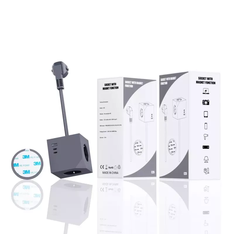 USB Magnetic Connector MicroConnect MC-CUBE015USBMAGNETIC
