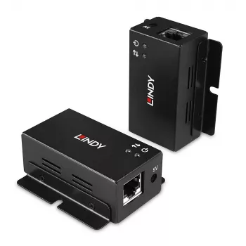 Network transmitter & receiver Lindy 50m 2 Port USB 2.0 Cat. 6 Extender