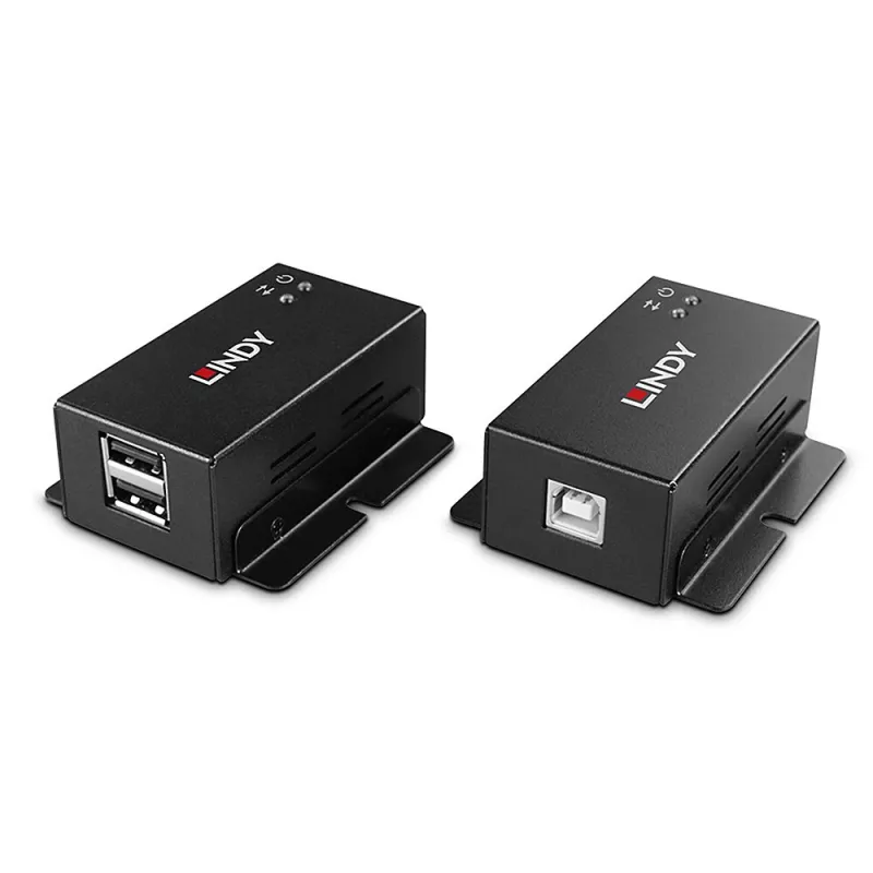 Network transmitter & receiver Lindy 50m 2 Port USB 2.0 Cat. 6 Extender
