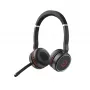 Headset Jabra Evolve 75 SE MS Stereo Wired Wireless Bluetooth 30m Range