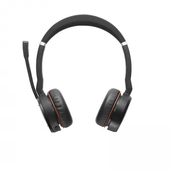 Headset Jabra Evolve 75 SE MS Stereo Wired Wireless Bluetooth 30m Range