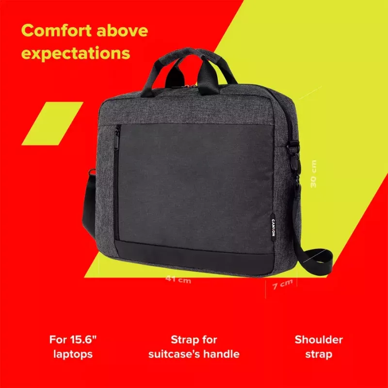 CANYON laptop sleeve B-5 for 15.6 inch laptops, black